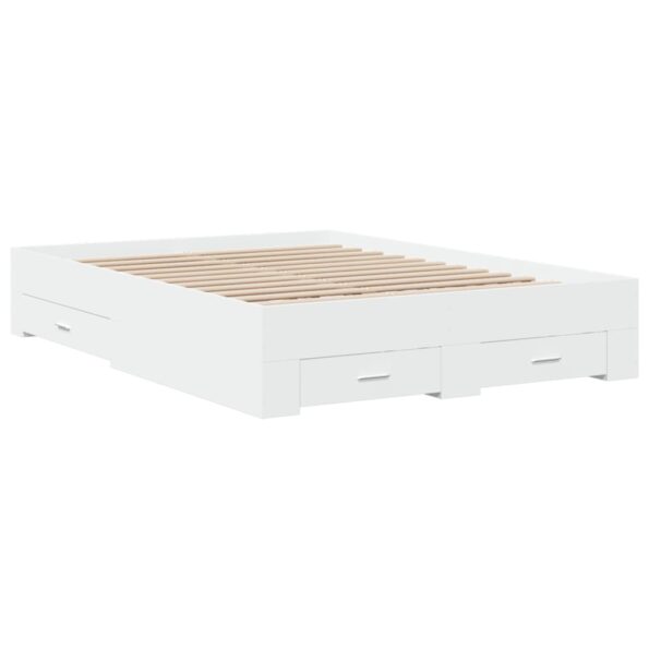 VXL8721102620515_a_en_hd_1.jpg vidaXL Posteľný rám so zásuvkami biely 140x190 cm kompozitné drevo – Obrázok 2