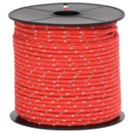 vidaXL Stanové lano s reflexnými pásikmi a napinákmi 50 m 4 mm – Obrázok 4