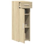 vidaXL Komoda dub sonoma 30x42,5x93 cm kompozitné drevo – Obrázok 3