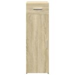 vidaXL Komoda dub sonoma 30x42,5x93 cm kompozitné drevo – Obrázok 4