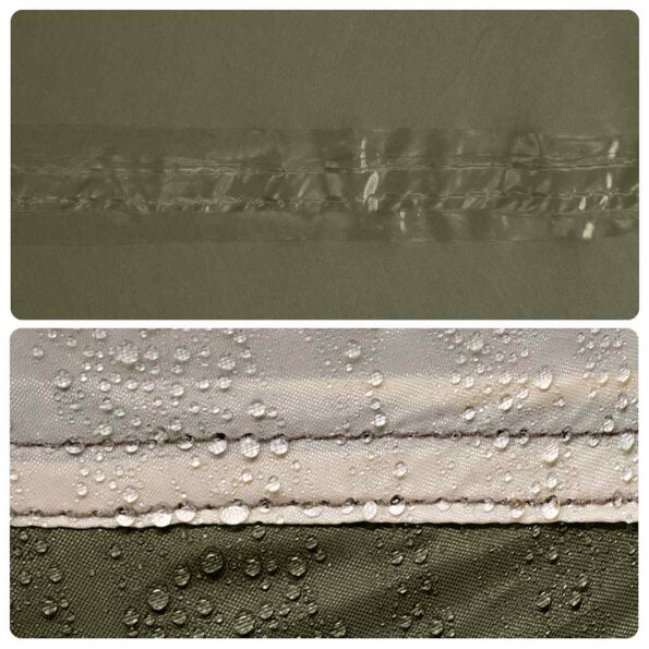 vidaXL Autostan pre 2 osoby Olivovo Zelený Vodotesný – Obrázok 11