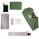 vidaXL Kempingový stan, 1 osoba, zelený, vodoodolný – Obrázok 9