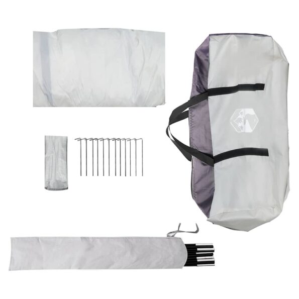 Párty stan vidaXL sivý vodeodolný – Obrázok 7