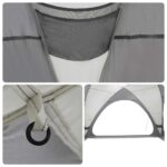 Párty stan vidaXL sivý vodeodolný – Obrázok 9