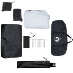 VidaXL Camping Stan Cabin 4-person White Blackout Waterproof – Obrázok 10