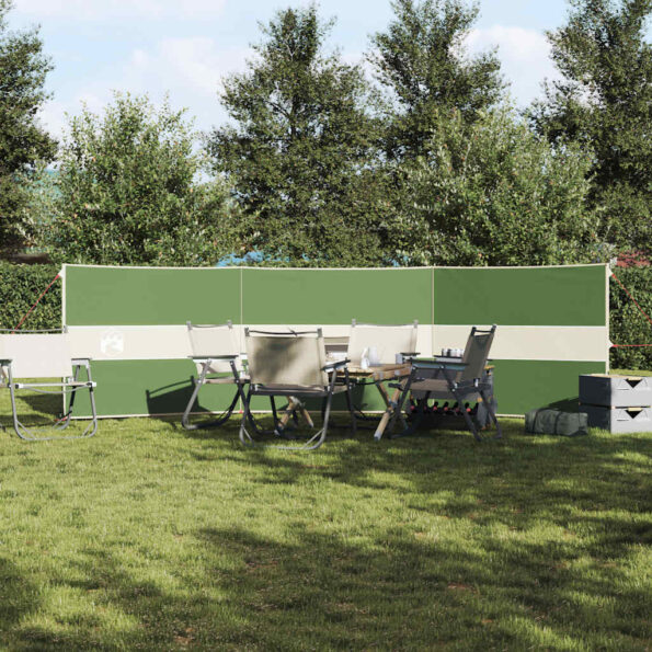 vidaXL Kempingový vetrolam zelený 490x123 cm vodeodolný – Obrázok 3