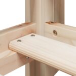 vidaXL Poschodová posteľ bez matraca 90x200 cm masívna borovica – Obrázok 9