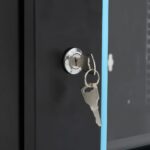 vidaXL 4U Nástenná serverová skriňa 19" 53x40x21 cm IP20 – Obrázok 7