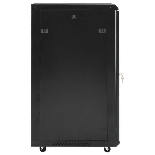 VXL8721102676581_g_en_hd_3.jpg vidaXL 18U Serverová skriňa s otočnými nožičkami 19" IP20 60x60x100 cm – Obrázok 4