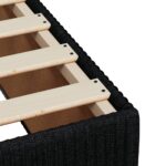 vidaXL Posteľný rám boxspring s matracom čierny 90x200 cm látka – Obrázok 11