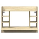 vidaXL Nástenný stolík dub sonoma 105x48x75 cm kompozitné drevo – Obrázok 4