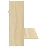 vidaXL Nástenný stolík dub sonoma 105x48x75 cm kompozitné drevo – Obrázok 5
