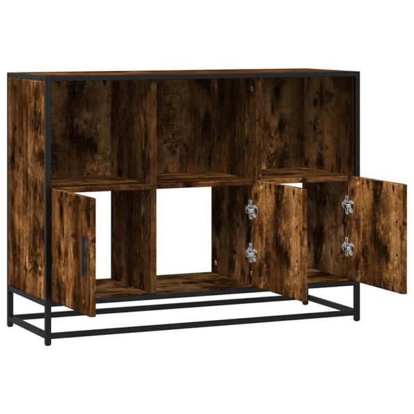 VXL8721102840906_g_en_hd_5.jpg vidaXL Komoda dymový dub 100x35x76 cm kompozitné drevo – Obrázok 7