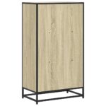 vidaXL Knižnica dub sonoma 60x35x107,5 cm kompozitné drevo – Obrázok 6
