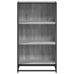 vidaXL Knižnica sivá sonoma 60x35x107,5 cm kompozitné drevo – Obrázok 4