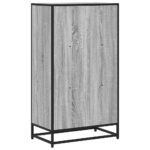 vidaXL Knižnica sivá sonoma 60x35x107,5 cm kompozitné drevo – Obrázok 6