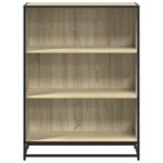 vidaXL Knižnica dub sonoma 80,5x35x107,5 cm kompozitné drevo – Obrázok 4