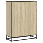 vidaXL Knižnica dub sonoma 80,5x35x107,5 cm kompozitné drevo – Obrázok 6