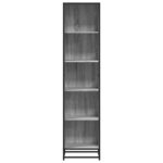 vidaXL skrinka na knihy sivá Sonoma 40x35x170,5 cm Konštrukčné drevo – Obrázok 4