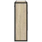 vidaXL Kúpeľňová zrkadlová skrinka, dub sonoma, 65x20x60 cm, imitácia dreva – Obrázok 6