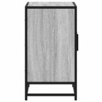 vidaXL Kúpeľňová umývadlová skrinka sivá sonoma 90x33x60 cm kom. drevo – Obrázok 6