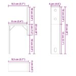 vidaXL Konzoly pre obtokové dvere stodoly 5 ks pre ploché koľajnice – Obrázok 10