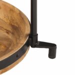 VidaXL Príručný stolík Ø55x60 cm Masívne drevo Mango – Obrázok 6