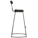 vidaXL Barové stoličky 2 ks Čierna 49x43x103 cm Masívne drevo Mango – Obrázok 3