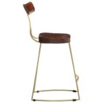 vidaXL Barové stoličky 2 ks 49x43x79 cm mangový masív – Obrázok 3