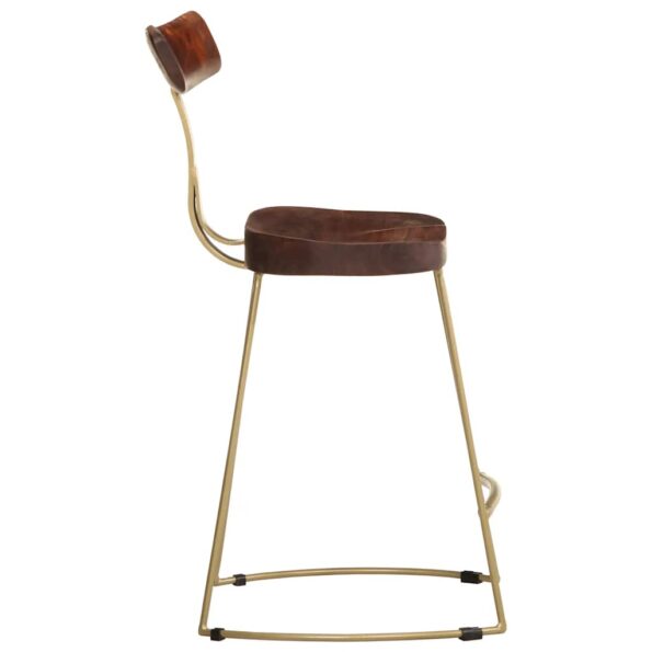 vidaXL Barové stoličky 2 ks 49x43x79 cm mangový masív – Obrázok 3