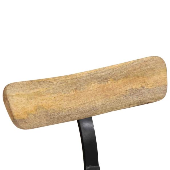 vidaXL Barové stoličky 2 ks 49x43x88 cm mangový masív – Obrázok 5