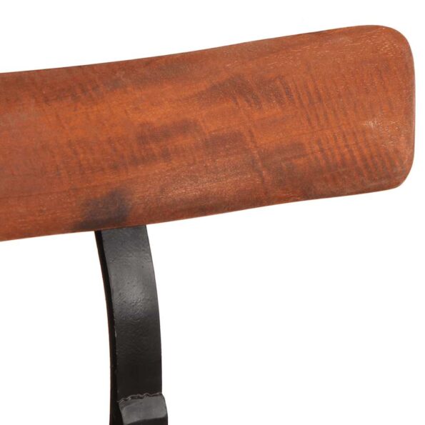 vidaXL Barové stoličky 2 ks 49x43x103 cm mangový masív – Obrázok 5