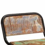 vidaXL Barové stoličky 2 ks 46x35,5x70 cm Rekultivované masívne drevo – Obrázok 4
