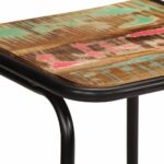 vidaXL Barové stoličky 4 ks 46x35,5x70 cm Rekultivované masívne drevo – Obrázok 5