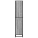 vidaXL Knižnica sivá sonoma 80,5x35x170,5 cm kompozitné drevo – Obrázok 5