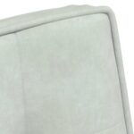 vidaXL Relaxačné kreslo s podnožkou bledosivé zamat – Obrázok 8