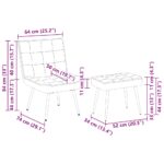 vidaXL Relaxačné kreslo s podnožkou vínovo-červené zamat – Obrázok 12