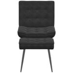 vidaXL Relaxačné kreslo s podnožkou čierne zamat – Obrázok 4