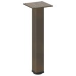 vidaXL Nohy konferenčného stolíka 4 ks, prírodná oceľ, 30-32 cm, oceľ – Obrázok 4