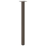 VidaXL Konzolové stolové nohy 4 ks prírodná oceľ 72-74 cm oceľ – Obrázok 4