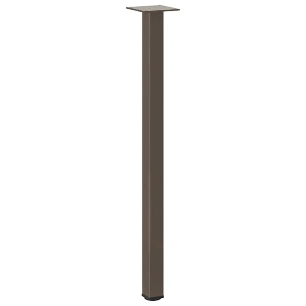 VidaXL Konzolové stolové nohy 4 ks prírodná oceľ 72-74 cm oceľ – Obrázok 4