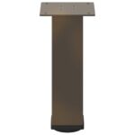 vidaXL Nohy konferenčného stolíka 4 ks, prírodná oceľ, 42-44 cm, oceľ – Obrázok 6