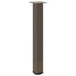 VidaXL Konzolové stolové nohy 4 ks prírodná oceľ 72-74 cm oceľ – Obrázok 4