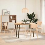 VidaXL Konzolové stolové nohy 4 ks prírodná oceľ 72 cm oceľ – Obrázok 3