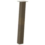 vidaXL Nohy konzolového stolíka 4 ks, prírodná oceľ, 72 cm, oceľ – Obrázok 4