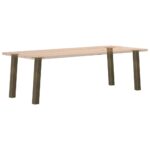 vidaXL Nohy konzolového stolíka 4 ks, prírodná oceľ, 72 cm, oceľ – Obrázok 8