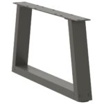 vidaXL Nohy konferenčného stolíka v tvare V, 2 ks, antracitové, 50 x (30-31,3) cm, oceľ – Obrázok 4