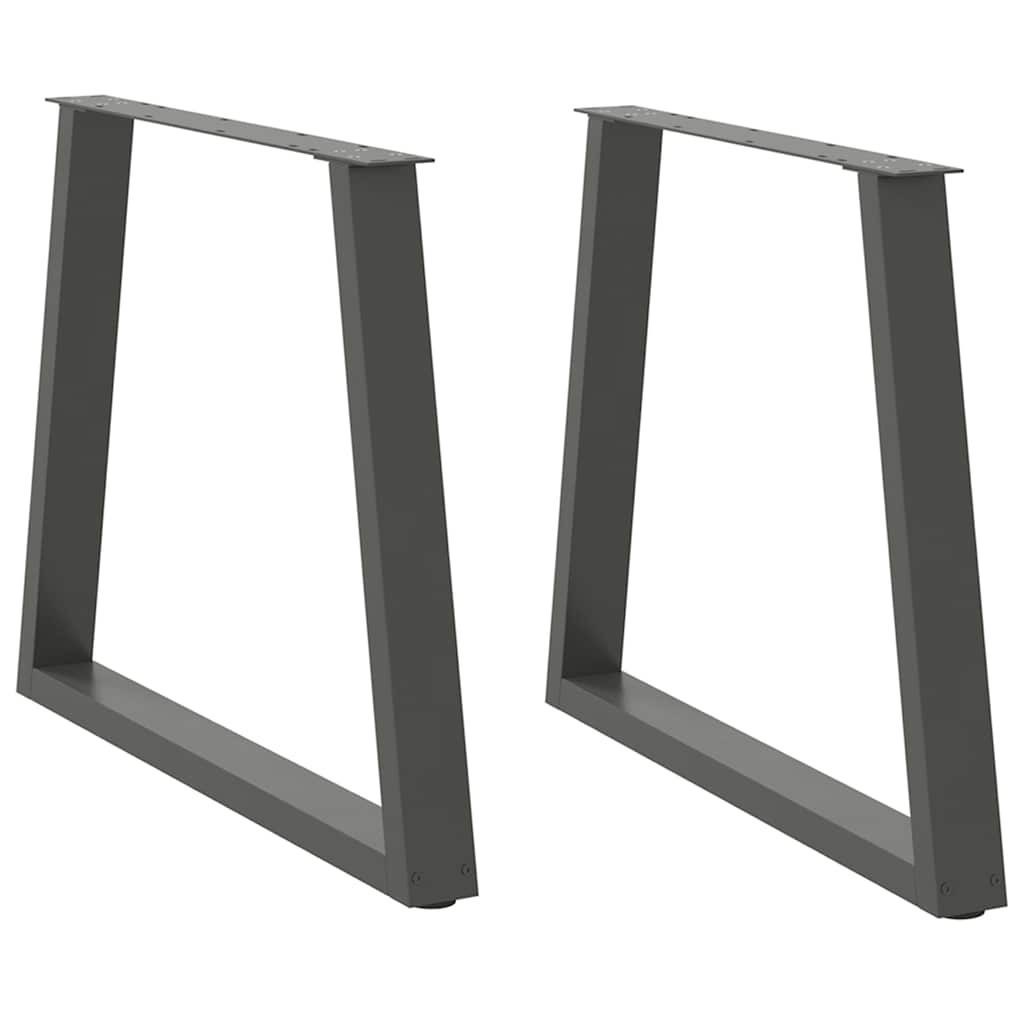 VXL8721102957352_a_en_hd_1.jpg vidaXL Nohy k jedálenskému stolu v tvare V, 2 ks, antracitové, 70 x (72 – 73,3) cm, oceľ – Obrázok 1