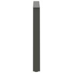 vidaXL Nohy k jedálenskému stolu v tvare V, 2 ks, antracitové, 70 x (72 – 73,3) cm, oceľ – Obrázok 6