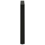 vidaXL Nohy jedálenského stola V-Shape 2 ks Čierna 80x(72-73,3)cm Oceľ – Obrázok 6